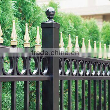 house fence design aluminium fence panels for Park,Villa, Home, American iron pipe house fence