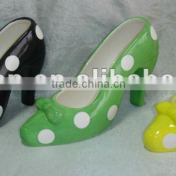 ceramic high-heeled shoe