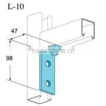 three hole channel fitting