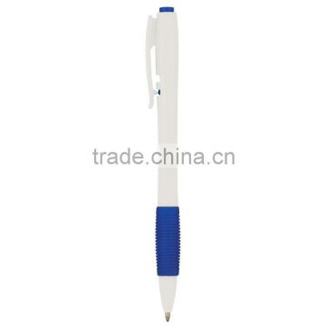 Snap Pen-White with Blue