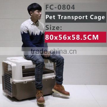 Indoor/Outdoor Plastic Pet cage with 4 sides ventilation