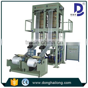 SJ-DL Series film blowing machine with single extruder and double lines