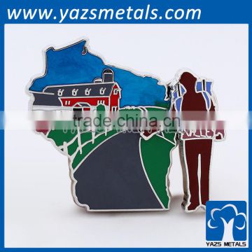 china manufacturer OEM custom metal badge china wholesale