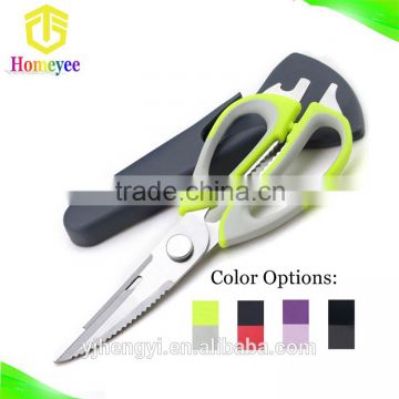 Homeyee kitchen tool multi-purpose stainless steel multi color all sort of scissors