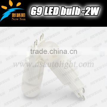 Competitive price led G9 lamp wholesale low price led bulb 2w 120LM led light Epistar COB