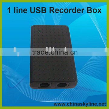 1 line usb recorder box,call recorder,telephone call recording device