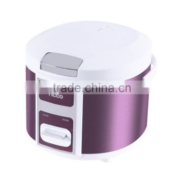 1.8L stainless steel housing square rice cooker with superior quality
