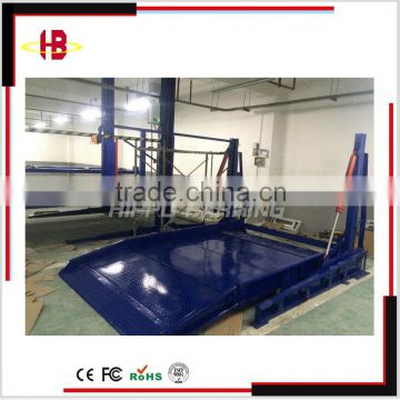 double deck hydraulic tilting type parking system CE