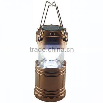 led camping lantern with solor panel