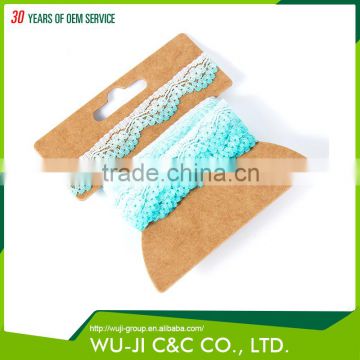 Hot selling high quality low price nylon wide lace trim for sale