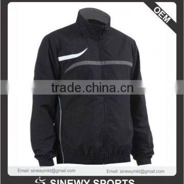 designer jogging tracksuit top black color