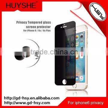 HUYSHE 0.3mm anti spy tempered glass privacy screen guard for iphone6s