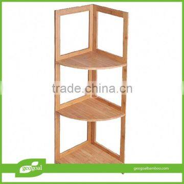 free standing eco-friendly shelving/bamboo free standing storage shelving