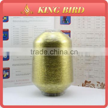 high quality gold knitting metallic yarn