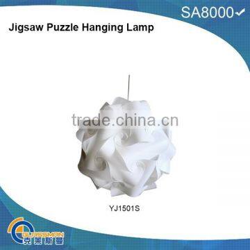puzzle lamp new design flower shape lampshade PP hanging lamp