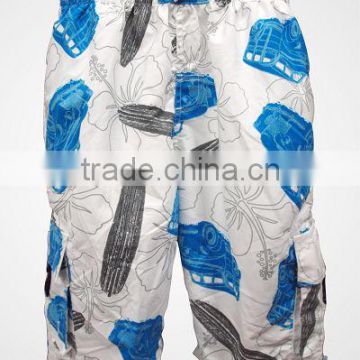 2014 Surf Trunks made in 4 way stretch fabric with draw string China Manufacturer