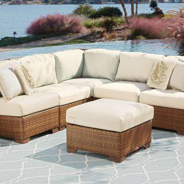 Balcony Contemporary Outdoor Furniture PE Rattan Waterproof Environmental Protection