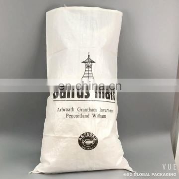 China manufacturing 50lb rice flour pp woven sack bag