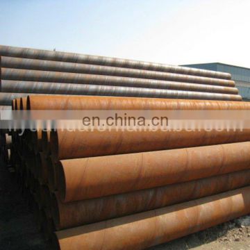 Large diameter spiral submerged arc welded pipe