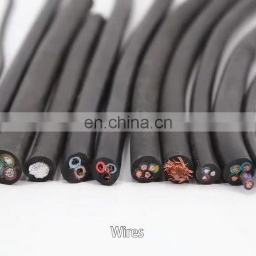 YZ/YZW/YC/YCW Copper Conductor Soft Rubber Insulated 3x95mm2 16mm 5 Core Flexible Power Cable