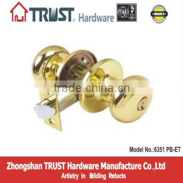 Trust ANSI Grade 3 Safe Tubular Round metal door lock