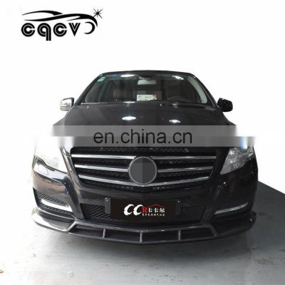 Beautiful carbon fiber CQCV style body kit suitable for Mercedes Benz R class auto tuning  front lip rear lip with accessories