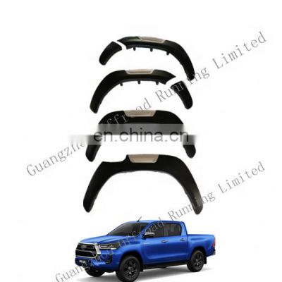 hilux fender flares for hilux revo 2020 2021 car wheel arch extensions trim covers 4x4