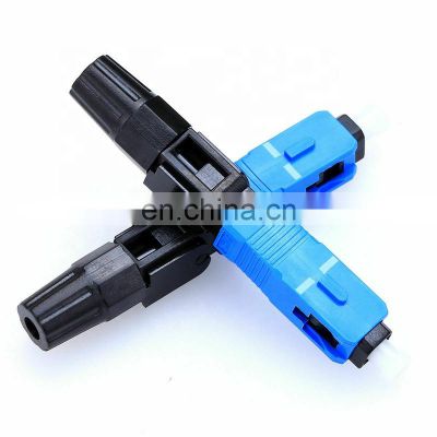 OEM/ODM FTTH Single mode SC UPC  fast connector fiber optic cable SC connector Fiber optical fast Connector
