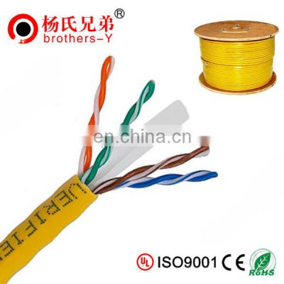 305M UL certified Bulk CMR/CMX USA cat5e/cat6 cable for network