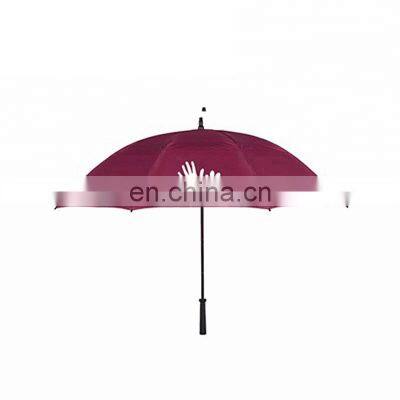 Windproof Auto Open Straight Golf Rain Umbrella for Sale
