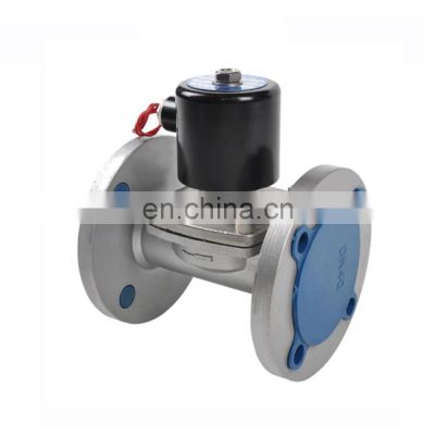 COVNA DN100 4 inch 2 Way 24 Volt Normally Closed Diaphragm Solenoid Valve Gas Stainless Steel Flange Solenoid Valve