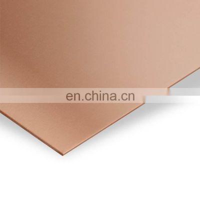 China manfactures C11000 copper sheet price