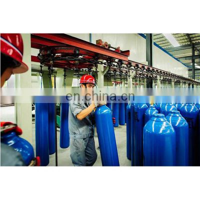 Industrial gas use and high pressure 40L oxygen gas cylinders with QF-2D