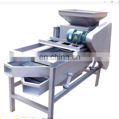 Small cacao  almond nut crusher cracker and kernel shell separator machine