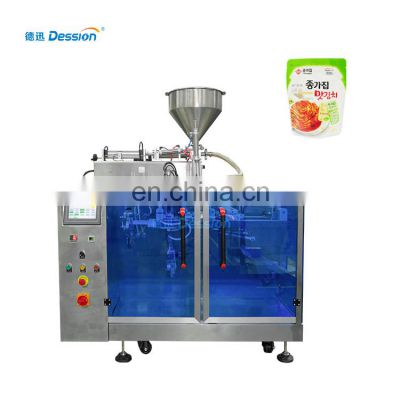 Automatic Doypack Pouch Filling Sealing Machine Pasta Sauce Ketchup Sauce Paste Liquid Stand up Pouch Filling Machine