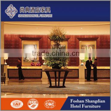 modern style black color wooden flower table for hotel lobby JD-HT-007