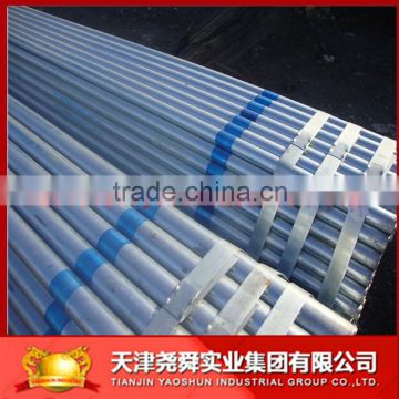 zinc coated pregalvanized pipe for construction