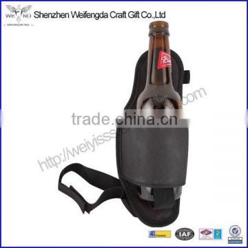 Wholesale Popular Custom Hip Holster Leather Beer Bottle