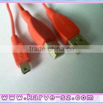 USB mp3 data cable/usb y type cable