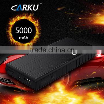 Carku 5000mAh portable mini car jump starter power bank auto battery booster
