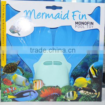 2016 summer promotion kids toy, swimming toys for kids and diving tools monofin diving fins for kids FZ01