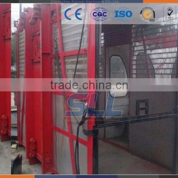 Zhengzhou Sincola High quality SC200 2 ton double cages construction hoist for sale For sale