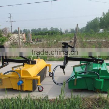 tractor mounted street cleaning machine