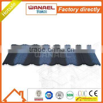 Colorful metal stone chip coated steel roof tile machine production line