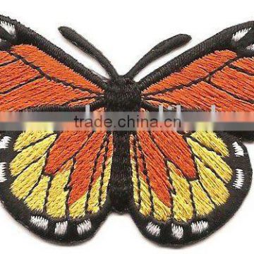 embroidery butterfly patch/embroidery butterfly applique