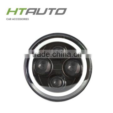 HTAUTO Motorcycle LED Projector Headlights with 4000LM High Beam 2400LM Low Beam
