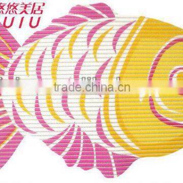 Lovely Fashionable Fish shape PVC Foam Floor/Bath Mats