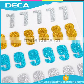 Glitter Vinyl Sticker Decal-Glitter Alphabet Letters,Glitter sticker printing,glitter kinds Sticker,