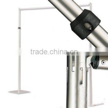 6 Ft to 10 Ft Adjustable Width Drape Support Rod with Hook Ends (For Pipe and Drape Displays and Backdrops)