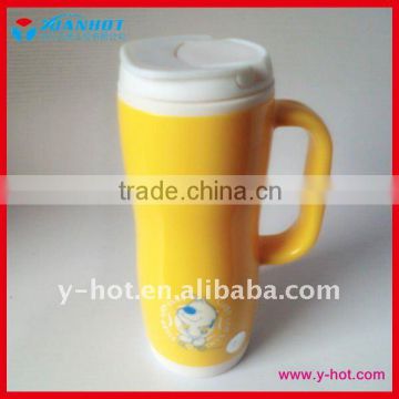New 500ml Double wall PlasticTravel mug